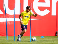 [ẢNH] Messi và đồng đội hào hứng trở lại sân tập sau cách ly