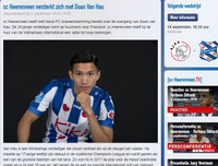 [ẢNH] Đoàn Văn Hậu tươi rói trong ngày ra mắt đội bóng Hà Lan