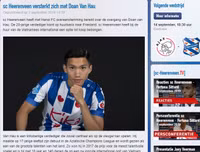 [ẢNH] Đoàn Văn Hậu tươi rói trong ngày ra mắt đội bóng Hà Lan