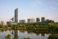 Độc đáo tòa nhà hình cuộn giấy cao gần 300m