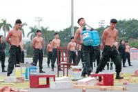 Màn khí công đặc biệt giữa thời tiết lạnh giá