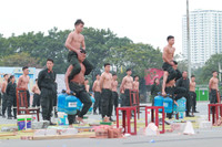 Màn khí công đặc biệt giữa thời tiết lạnh giá