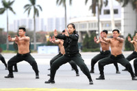 Màn khí công đặc biệt giữa thời tiết lạnh giá