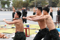 Màn khí công đặc biệt giữa thời tiết lạnh giá