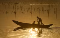 Bức tranh thiên nhiên tuyệt đẹp nơi cửa biển 