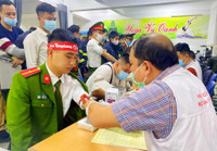 Những hình ảnh đẹp của Công an Thủ đô trong ngày hội “Thanh niên tình nguyện”