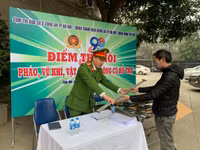 Những hình ảnh đẹp của Công an Thủ đô trong ngày hội “Thanh niên tình nguyện”