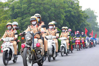 Những hình ảnh đẹp của Công an Thủ đô trong ngày hội “Thanh niên tình nguyện”