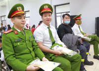 Những hình ảnh đẹp của Công an Thủ đô trong ngày hội “Thanh niên tình nguyện”