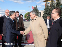 Tổng Bí thư Tô Lâm đến thủ đô Moskva, bắt đầu thăm chính thức Liên bang Nga 