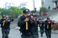 Đề cao điều lệnh, võ thuật, củng cố sức mạnh lực lượng Cảnh sát Cơ động Hà Nội