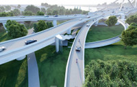 Cận cảnh kiến trúc cầu Trần Hưng Đạo vượt sông Hồng