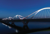 Cận cảnh kiến trúc cầu Trần Hưng Đạo vượt sông Hồng