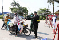 Lực lượng Công an chi viện hỗ trợ Bắc Ninh chống dịch Covid-19