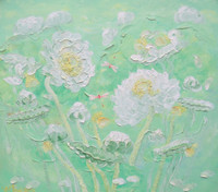 Triển lãm “Sen Thanh Tịnh” của họa sĩ Vũ Tuyên: Ngắm tranh sen mà ngỡ dáng người 