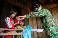 Hình ảnh Việt Nam chống Covid-19 trên màn hình Quảng trường Thời đại ở Mỹ