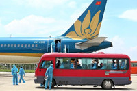 Hình ảnh Việt Nam chống Covid-19 trên màn hình Quảng trường Thời đại ở Mỹ