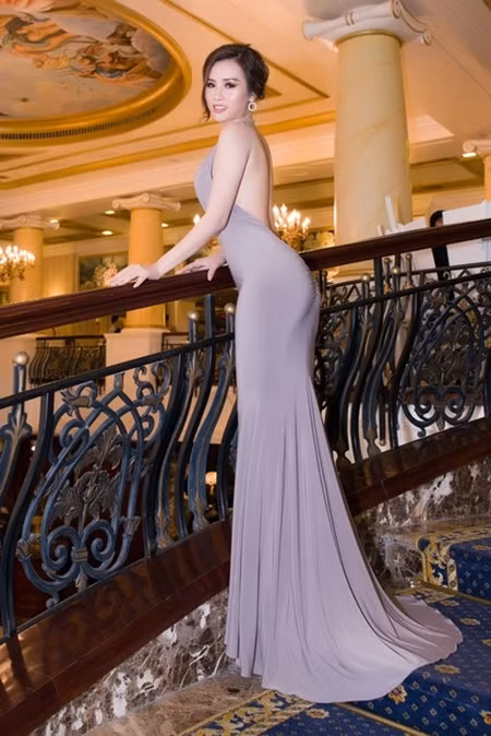 Á Hậu 2 Hoa Hậu các quốc gia 2017 Thanh Trang với vòng 3 căng tròn.Người đẹp đang tích cực tập thể hình, rèn luyện kỹ năng catwalk để có thể đạt thành tích tốt tại cuộc thi Siêu mẫu Việt Nam 2018