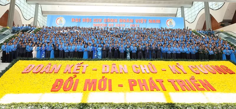 Tổng Bí thư, Chủ tịch nước Tô Lâm dự phiên khai mạc Đại hội XIV Công đoàn Việt Nam