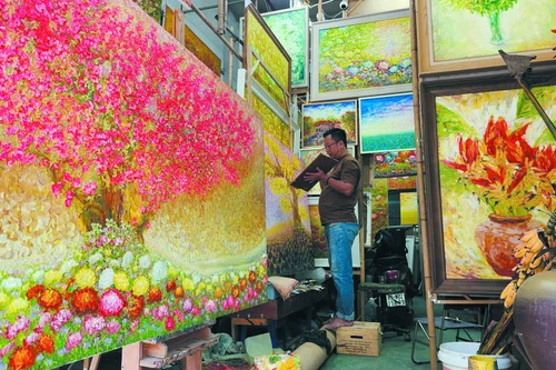 Thiền động trong hội họa