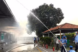 Trên 100 học viên tập huấn nghiệp vụ phòng cháy, chữa cháy và cứu nạn, cứu hộ