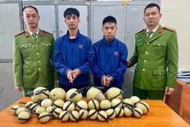 Bắt 2 đối tượng vận chuyển gần 40 quả pháo “khủng”