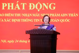 Bộ Công an phát động triển khai cao điểm thu nhận mẫu sinh phẩm ADN thân nhân liệt sĩ chưa xác định thông tin trên toàn quốc