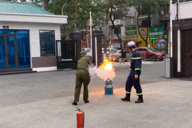 Triển khai các biện pháp đảm bảo an toàn cháy, nổ tại điểm bầu cử