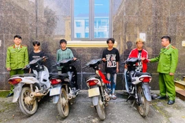 Bắt nhóm đối tượng trộm cắp xe máy liên tỉnh
