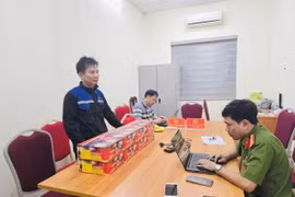 Công an xã Tiến Thắng thu giữ hơn 25kg pháo nổ