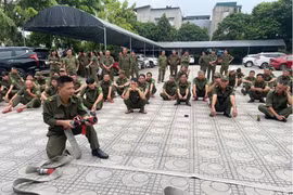 Nâng cao kỹ năng chữa cháy,cứu nạn cho lực lượng giữ gìn ANTT ở cơ sở