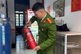 Công an phường Tây Hồ chủ động các biện pháp an toàn cháy, nổ trên địa bàn