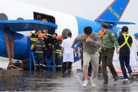 Diễn tập phương án chữa cháy và cứu nạn, cứu hộ tại Cảng hàng không Quốc tế Nội Bài