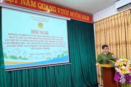 Quyết tâm hoàn thành xuất sắc cao điểm tấn công, trấn áp tội phạm