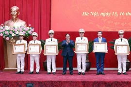 Thủ tướng Chính phủ Phạm Minh Chính trao danh hiệu "Anh hùng Lực lượng vũ trang nhân dân" và các Huân chương cao quý cho tập thể, cá nhân Bộ Công an