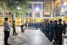 Xử lý tình huống cháy theo phương châm “4 tại chỗ” 