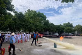 Nhiều biện pháp phòng ngừa hỏa hoạn tại Bệnh viện đa khoa Sóc Sơn