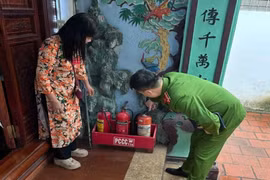 Tăng cường các biện pháp an toàn cháy, nổ nơi thờ tự tại phường Bồ Đề 