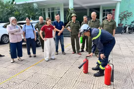 Nâng cao năng lực xử lý cháy, nổ cho lực lượng tham gia bảo vệ an ninh, trật tự ở cơ sở