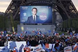 Ông Emmanuel Macron tái đắc cử Tổng thống Pháp 