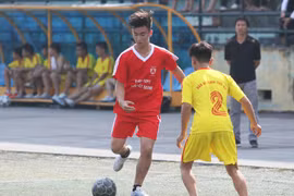 Hình ảnh, kết quả loạt trận chiều 16-10 giải bóng đá học sinh THPT Hà Nội