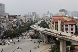Đường sắt trên cao Cát Linh - Hà Đông lại lùi tiến độ sang 2018