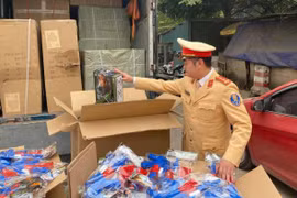Phát hiện xe tải chở số lượng lớn đồ chơi trẻ em nhập lậu