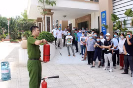 Quận Hoàng Mai tổng rà soát, kiểm tra an toàn phòng cháy, chữa cháy và cứu nạn, cứu hộ
