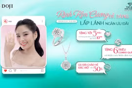 Tự thưởng món trang sức kim cương đầu tiên chỉ từ 10 triệu đồng cùng combo quà tặng từ DOJI và Thế Giới Kim Cương