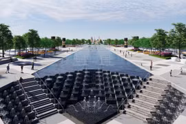 Trống Đọi Tam: 'ngân vang' giá trị văn hóa tại đô thị Sun Group Hà Nam.