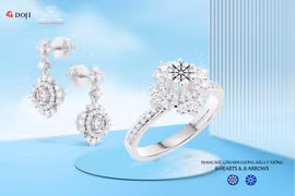 DOJI và Thế Giới Kim Cương tung ưu đãi tới 10% kim cương viên