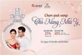 Ưu đãi tới 25% ‘Trang sức sang cho nàng như ý’ dịp 20/10