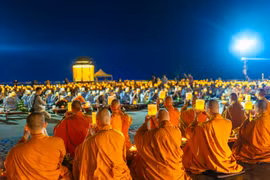Ngày 8/5, núi Bà Đen tổ chức chuỗi nghi lễ lịch sử trong đại lễ Vesak 2025