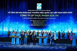5 sản phẩm của Tập đoàn TH được vinh danh Thương hiệu quốc gia 2022